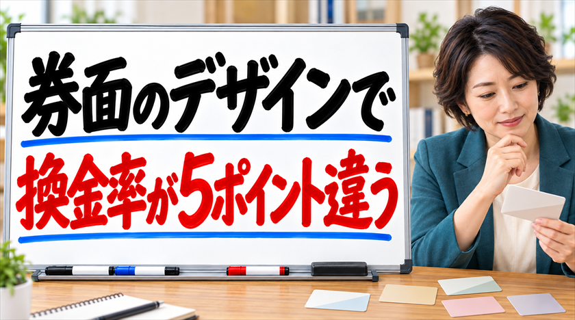 券面のデザインで換金率が5ポイント違う