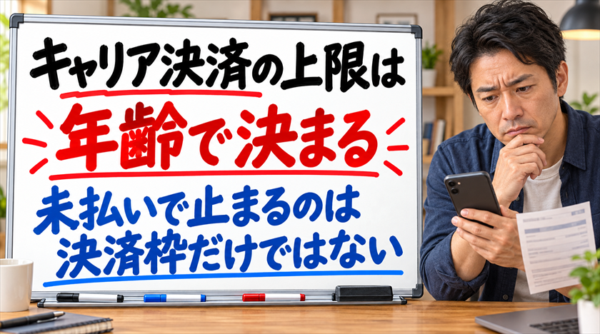 キャリア決済の上限は年齢で決まる。未払いで止まるのは決済枠だけではない